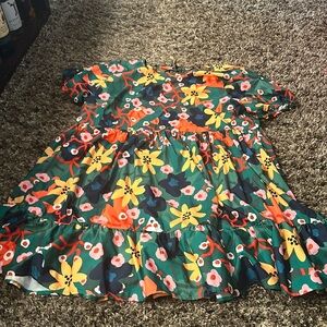 FLORAL DRESS NEW SZ 3X